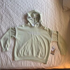 MV Sport Light Green Hoodie Sweater